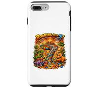 Custodia per iPhone 7 Plus/8 Plus Ruggendo in 7 dinosauri festa di compleanno Building Blocks Dino