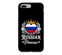 Custodia per iPhone 7 Plus/8 Plus Russian Princess Russia Flag Proud Russian Girl