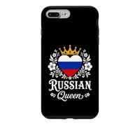 Custodia per iPhone 7 Plus/8 Plus Russian Queen Russia Flag Proud Russian Woman