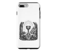 Custodia per iPhone 7 Plus/8 Plus Sacro Graal Leggenda Arturiana Sacro Calice Line Art