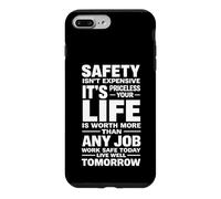 Custodia per iPhone 7 Plus/8 Plus Safety Isn't Expensive It's Priceless - Idea regalo per il posto di lavoro