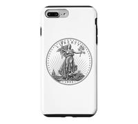 Custodia per iPhone 7 Plus/8 Plus Saint Gaudens Double Eagle 1933 Liberty Coin Collezionista USA