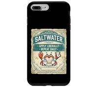 Custodia per iPhone 7 Plus/8 Plus Saltwater Doctor Crab Ocean Vintage Design