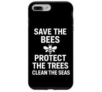Custodia per iPhone 7 Plus/8 Plus Salvare Le Api Alberi Mari Eco Natura