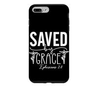 Custodia per iPhone 7 Plus/8 Plus SALVATI per GRAZIA Ephesians 2:8 Messaggio Ispiratore