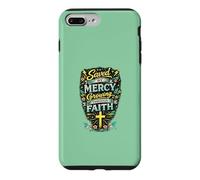 Custodia per iPhone 7 Plus/8 Plus Salvato dalla misericordia che cresce attraverso la fede Christian Design