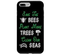 Custodia per iPhone 7 Plus/8 Plus Salviamo le api Piantiamo gli alberi Puliamo il clima del