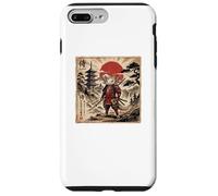 Custodia per iPhone 7 Plus/8 Plus Samurai Axolotl Japanese Vintage Funny Gifts Graphic Art
