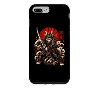 Custodia per iPhone 7 Plus/8 Plus Samurai Lupo Guerriero Giapponese Katana Art