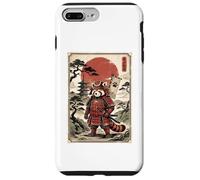Custodia per iPhone 7 Plus/8 Plus Samurai Red Panda Japanese Vintage Funny Gifts Graphic Art