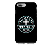 Custodia per iPhone 7 Plus/8 Plus San Girolamo Prega per noi Santo Patrono Cattolico Grafico