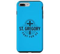Custodia per iPhone 7 Plus/8 Plus San Gregorio prega per noi patrono cattolico Santa Croce