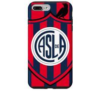 Custodia per iPhone 7 Plus/8 Plus San Lorenzo de Almagro - Scudo a strisce CASLA
