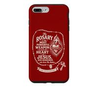 Custodia per iPhone 7 Plus/8 Plus San Luigi di Montfort Rosario Sacro Cuore Cattolico San