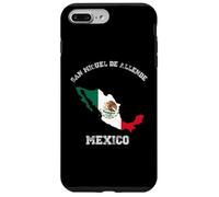 Custodia per iPhone 7 Plus/8 Plus San Miguel de Allende, bandiera del Messico, con mappa