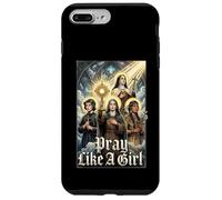 Custodia per iPhone 7 Plus/8 Plus Santa cattolica prega come una ragazza Donne