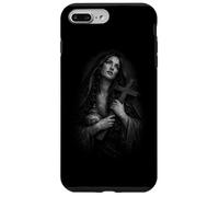Custodia per iPhone 7 Plus/8 Plus Santa Maria che tiene la preghiera cristiana della croce