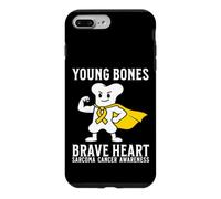Custodia per iPhone 7 Plus/8 Plus Sarcoma Cancer Awareness Products Kids Bones Sarcoma Warrior