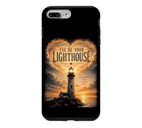 Custodia per iPhone 7 Plus/8 Plus Sarò il tuo faro che ti guida a casa Amore romantico