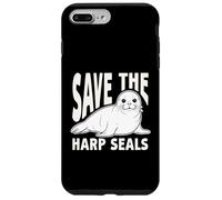 Custodia per iPhone 7 Plus/8 Plus Save The Harp Seals - Simpatico design per la conservazione delle foche