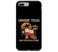 Custodia per iPhone 7 Plus/8 Plus Scegliere il Texas Shining Star State in mente Country Cowboy