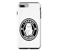 Custodia per iPhone 7 Plus/8 Plus Scelgo la violenza Funny Duck