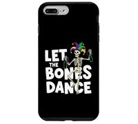 Custodia per iPhone 7 Plus/8 Plus Scheletro danzante Mardi Gras Let The Bones Dance Funny Parade