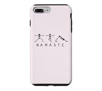 Custodia per iPhone 7 Plus/8 Plus Scheletro per yoga Namaste/Boho Yogi Teacher Yoga Poses