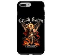 Custodia per iPhone 7 Plus/8 Plus Schiaccia Satana San Michele Romani Versi Biblici Arcangelo Angelo