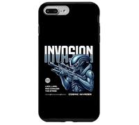 Custodia per iPhone 7 Plus/8 Plus Sci Fi Invasion Cosmic Invader Lock Load Conquista le stelle