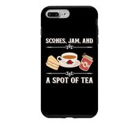 Custodia per iPhone 7 Plus/8 Plus Scones Jam English Tea Rituale Lover Pomeriggio British Tea