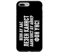 Custodia per iPhone 7 Plus/8 Plus Scritta in Russia in lingua tedesca "Wenn du das like kannst Russen"