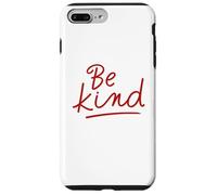 Custodia per iPhone 7 Plus/8 Plus Scritta rossa minimalista diffondere gentilezza Be Kind