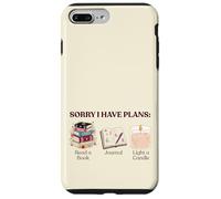 Custodia per iPhone 7 Plus/8 Plus Scusa I Have Plans Leggi Libro Diario Libro Amante
