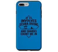 Custodia per iPhone 7 Plus/8 Plus Se coinvolge immersioni subacquee e squali mi contano | Shark Diving