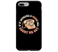 Custodia per iPhone 7 Plus/8 Plus Se coinvolge una telefonata, contami l"umorismo introverso