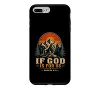 Custodia per iPhone 7 Plus/8 Plus Se Dio è per noi Lion Romans 8 31 Christian