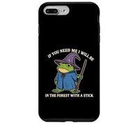Custodia per iPhone 7 Plus/8 Plus "Se mi cerchi sarò nella foresta con un bastone"