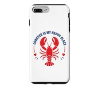 Custodia per iPhone 7 Plus/8 Plus Seafood Quote Coastal Humor Lobster Is My Happy Place