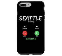 Custodia per iPhone 7 Plus/8 Plus Seattle chiama e devo andare a Washington USA in viaggio