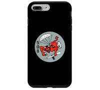 Custodia per iPhone 7 Plus/8 Plus Seconda Guerra Mondiale 508th Airborne Red Devils Vintage WW2