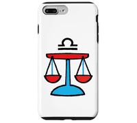Custodia per iPhone 7 Plus/8 Plus Segno Zodiacale Bilancia Astrologia Oroscopo Bilancia