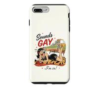 Custodia per iPhone 7 Plus/8 Plus "Sembra gay, mi trovo in" LGBT Rainbow GayPride Lesbiche