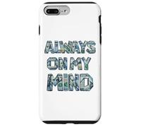 Custodia per iPhone 7 Plus/8 Plus Sempre nella mia mente, capo, soldi nella mia mente, guadagnare soldi, affrettarsi
