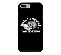 Custodia per iPhone 7 Plus/8 Plus Senza Snack I Am Nothing - Divertente Dicendo Ciambelle Procione Cibo