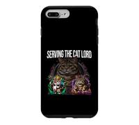 Custodia per iPhone 7 Plus/8 Plus Serving The Cat Lord Funny Feline Royal Master Design