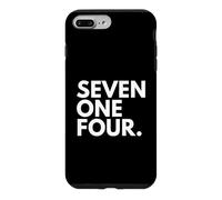Custodia per iPhone 7 Plus/8 Plus SEVEN ONE FOUR Codice Area 714 Anaheim CA California Stati Uniti d'America
