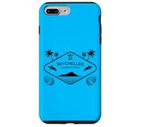 Custodia per iPhone 7 Plus/8 Plus Seychelles Isola Sole e Palme