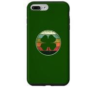 Custodia per iPhone 7 Plus/8 Plus Shamrock Vintage Sun Retro Grunge Stile St Patrizio Giorno