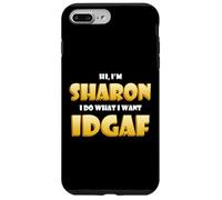 Custodia per iPhone 7 Plus/8 Plus Sharon Joke IDGAF Meme Cute Halloween Costume For Sharons